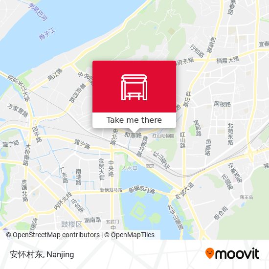 安怀村东 map