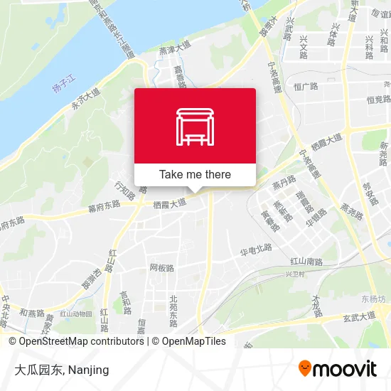 大瓜园东 map