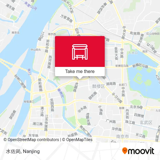 水佐岗 map