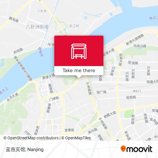 蓝燕宾馆 map