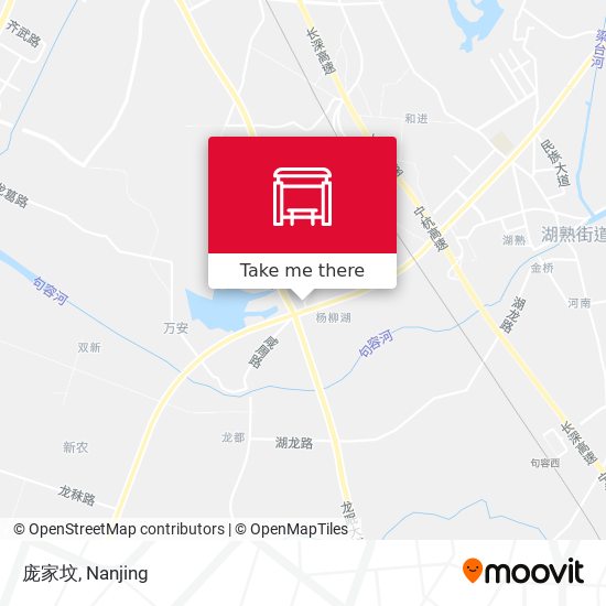 庞家坟 map