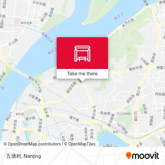 五塘村 map