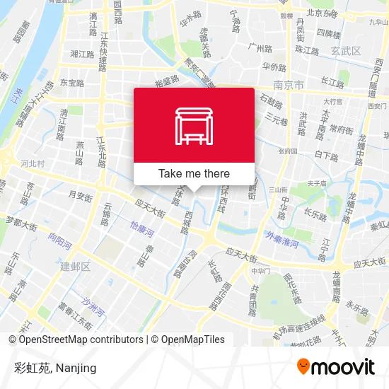 彩虹苑 map