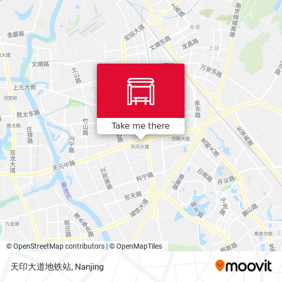 天印大道地铁站 map