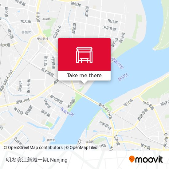 明发滨江新城一期 map