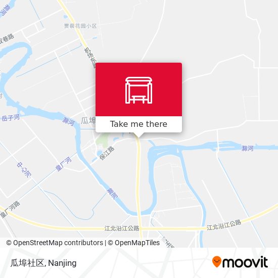 瓜埠社区 map