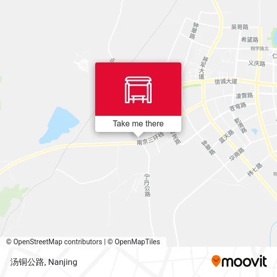 汤铜公路 map