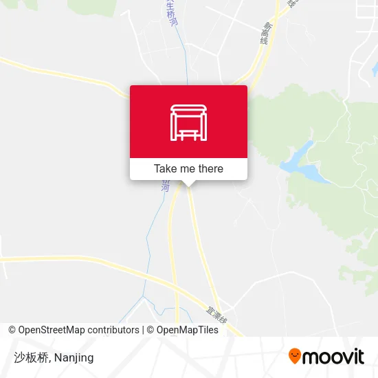 沙板桥 map