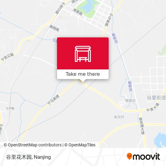 谷里花木园 map