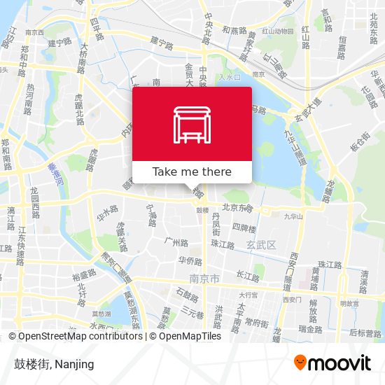 鼓楼街 map