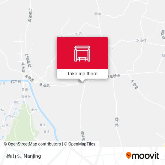 杨山头 map