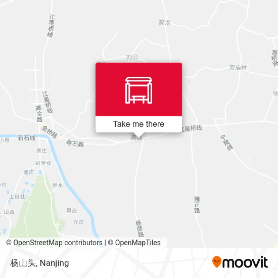 杨山头 map