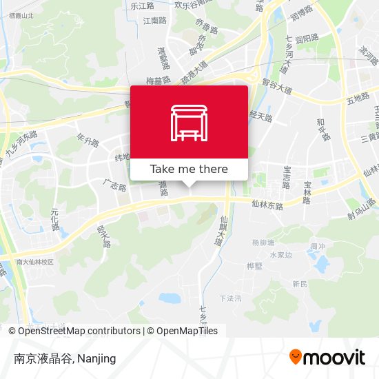南京液晶谷 map
