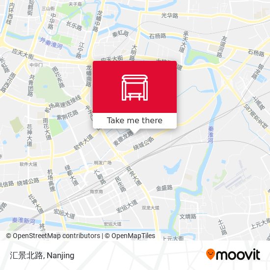 汇景北路 map