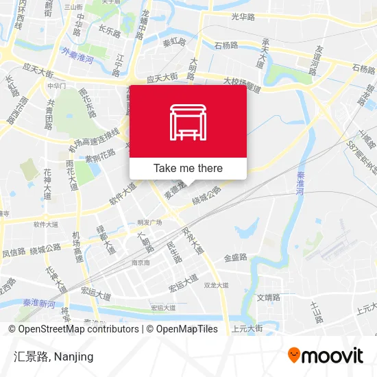 汇景路 map