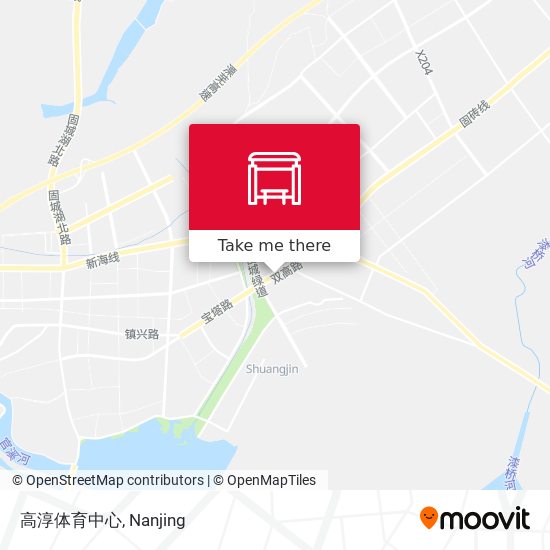 高淳体育中心 map