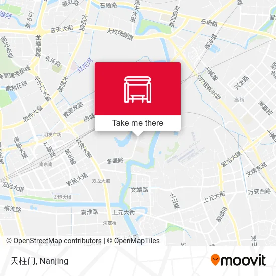天柱门 map
