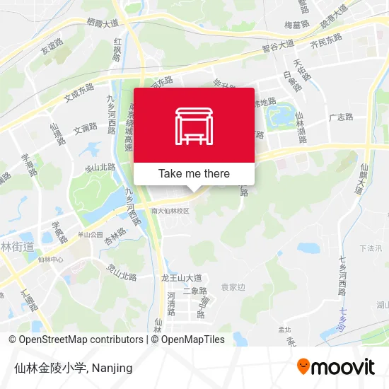 仙林金陵小学 map