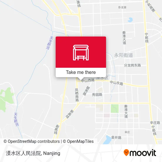 溧水区人民法院 map