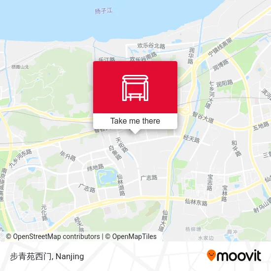 步青苑西门 map