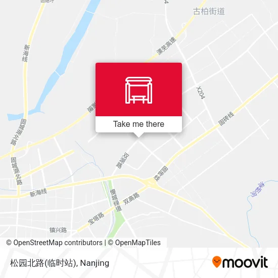松园北路(临时站) map