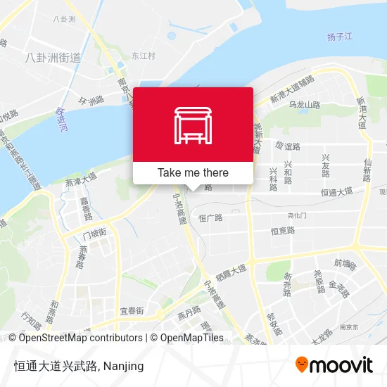 恒通大道兴武路 map