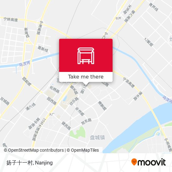 扬子十一村 map