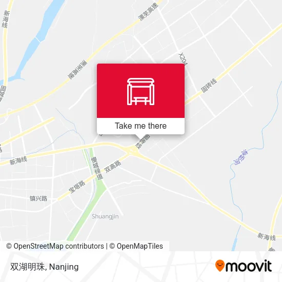 双湖明珠 map