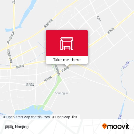 南塘 map