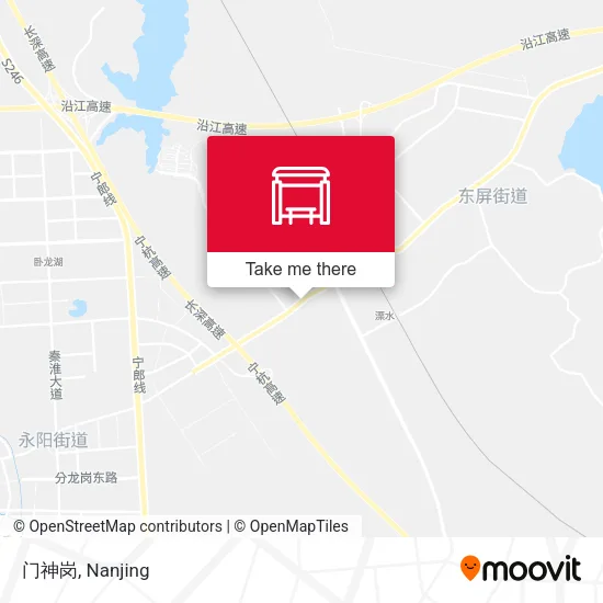 门神岗 map