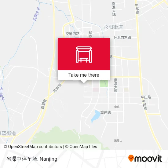 省溧中停车场 map