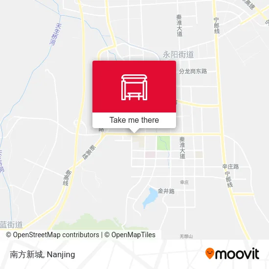 南方新城 map