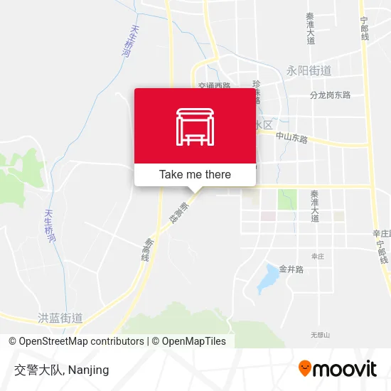 交警大队 map