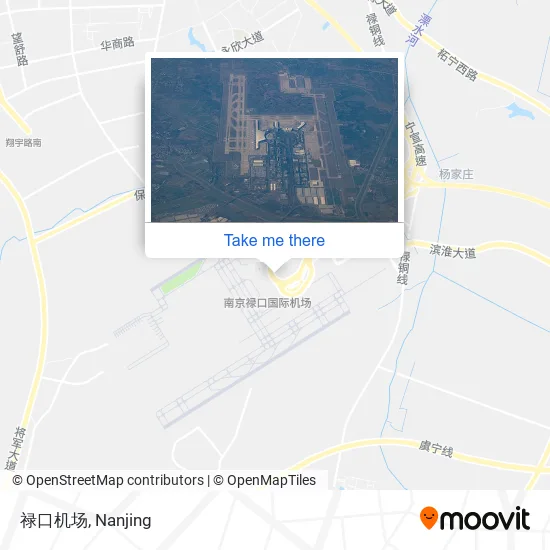 禄口机场 map
