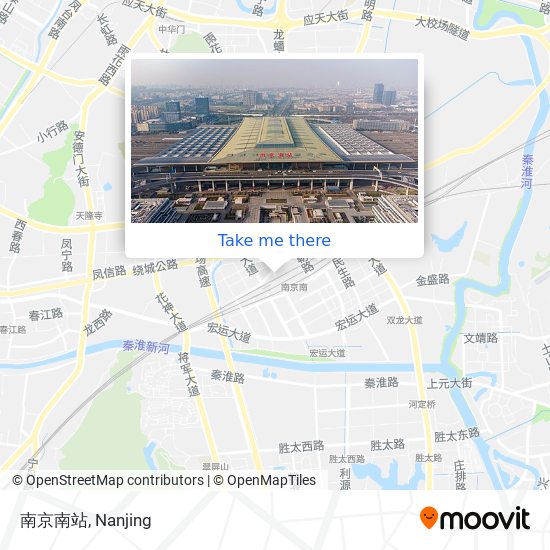 南京南站 map
