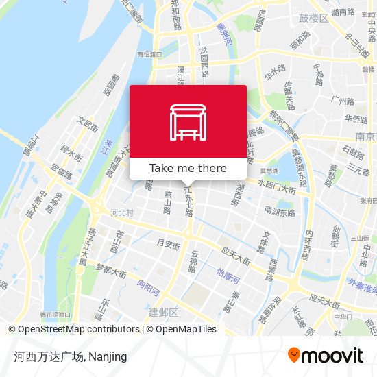 河西万达广场 map