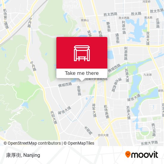 康厚街 map