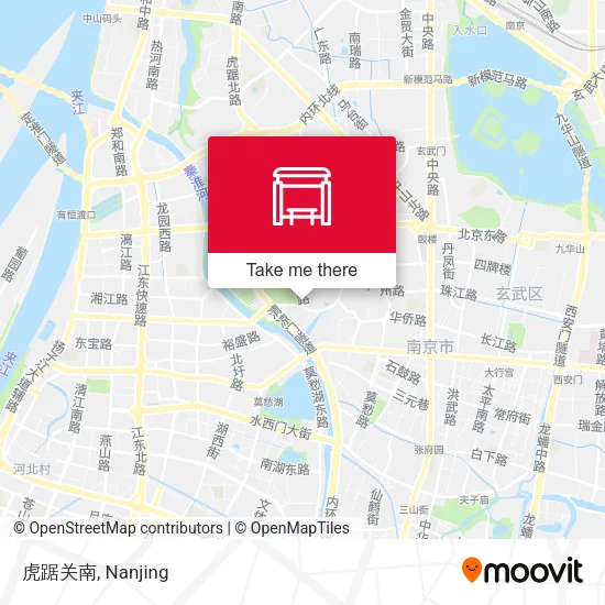 虎踞关南 map