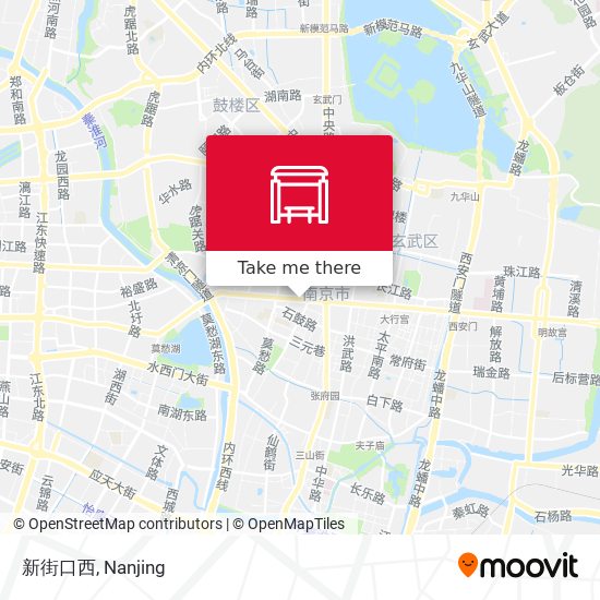 新街口西 map