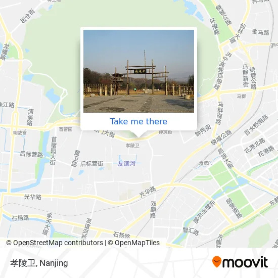 孝陵卫 map