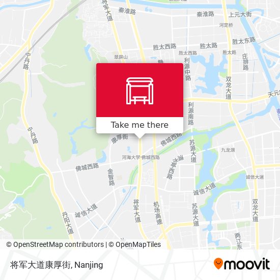 将军大道康厚街 map