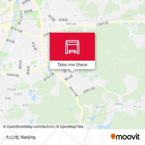 大山地 map