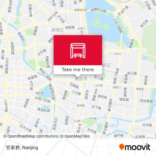 管家桥 map