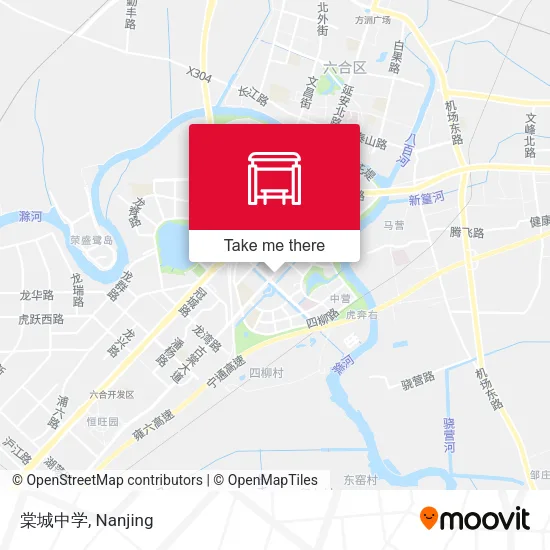 棠城中学 map