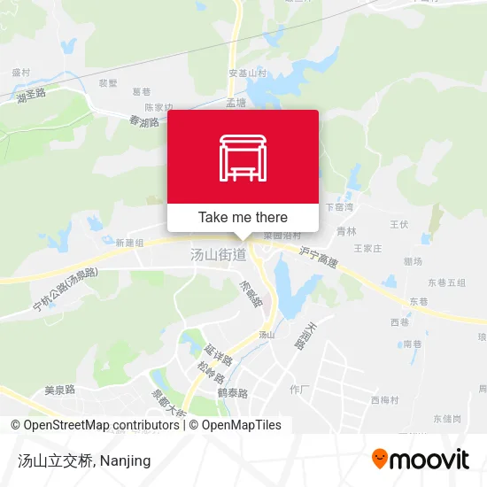 汤山立交桥 map