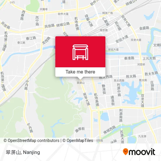 翠屏山 map