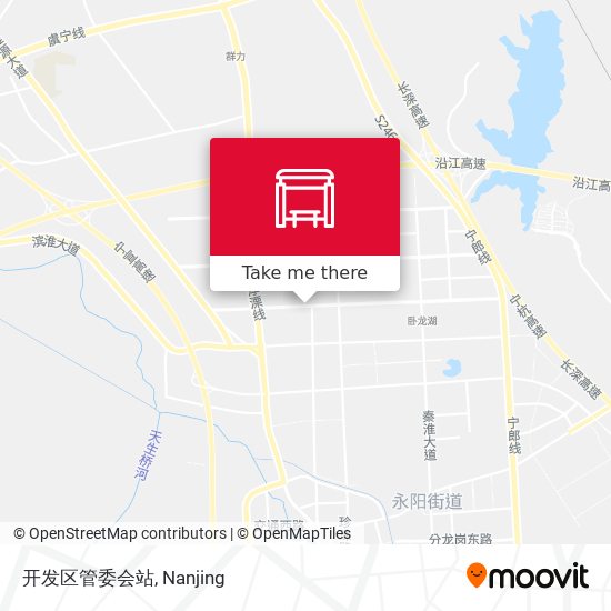 开发区管委会站 map