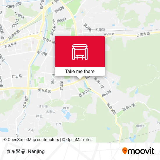 京东紫晶 map