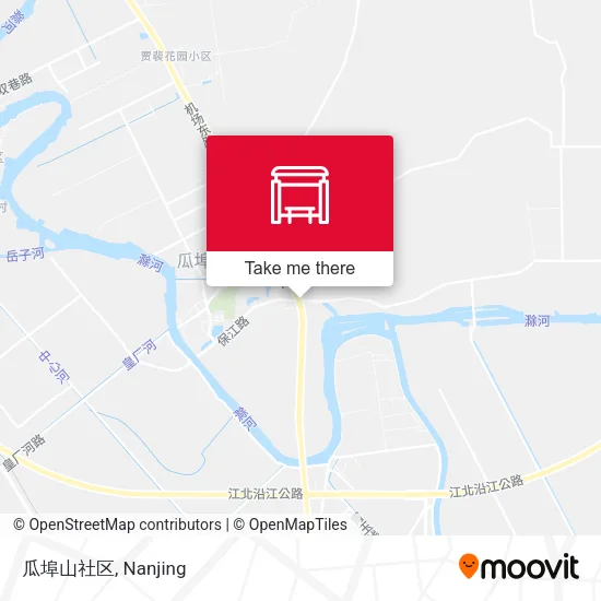 瓜埠山社区 map