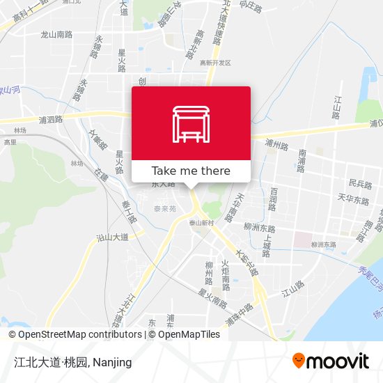 江北大道·桃园 map